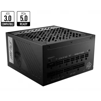MSI MPG A850G PCIE5 maitinimo blokas 850 W 24-pin ATX ATX juodas