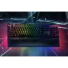 Razer JuodaWidow V4 Pro klaviatūra, žaidimų, USB, QWERTY US International, juoda, mechaninė, RGB LED