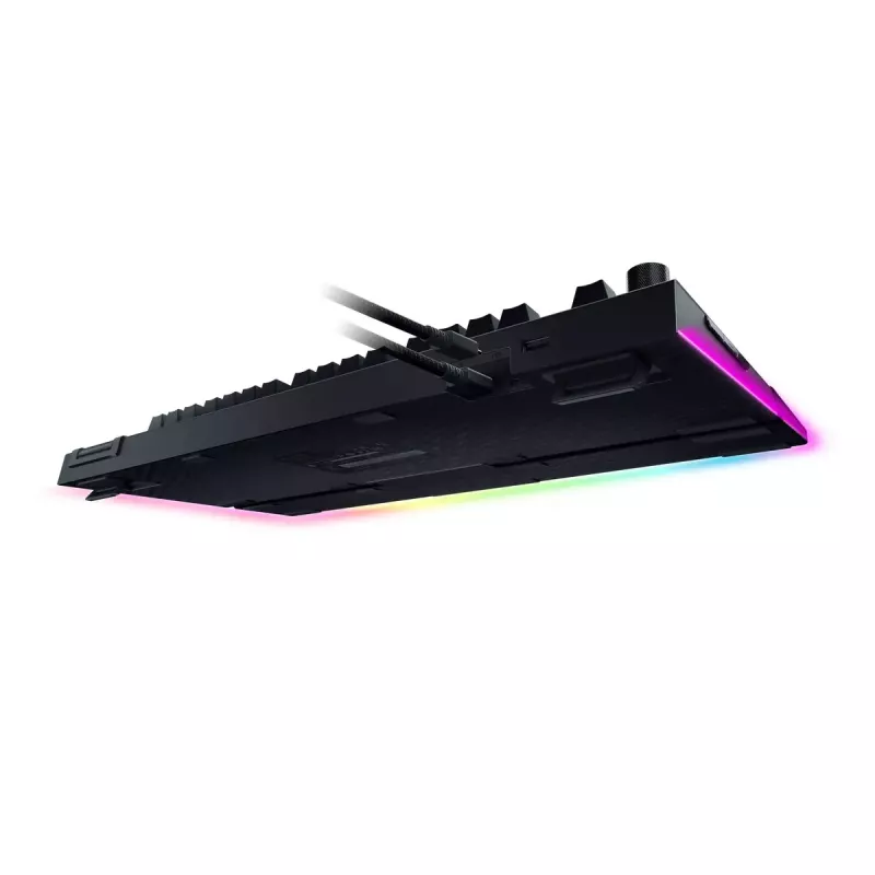Razer JuodaWidow V4 Pro klaviatūra, žaidimų, USB, QWERTY US International, juoda, mechaninė, RGB LED