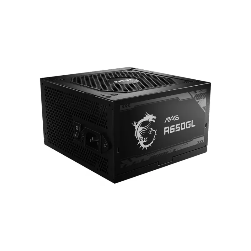 MSI MAG A650GL maitinimo blokas 650 W 20+4 kontaktų ATX ATX Juoda