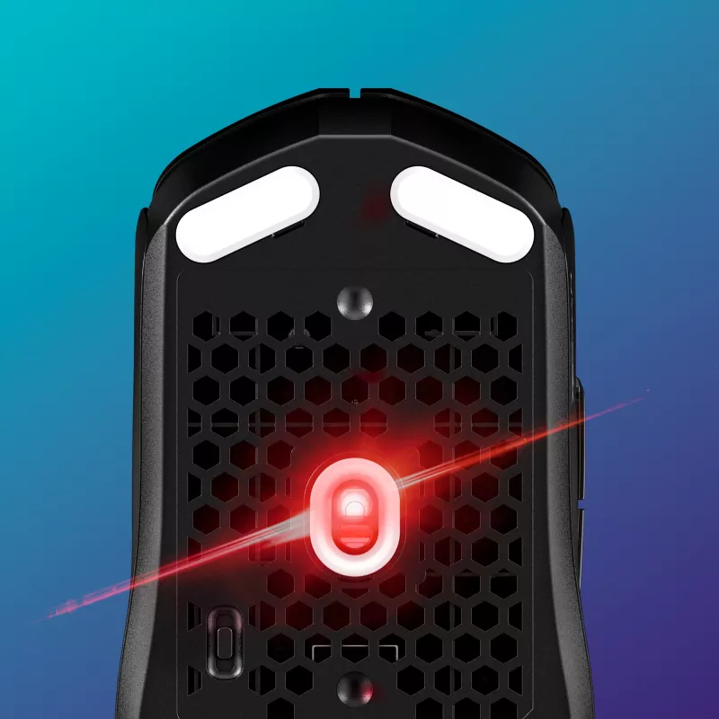 HyperX Pulsefire Haste 2 Core Wls - Žaidimų pelė (juoda/juoda)