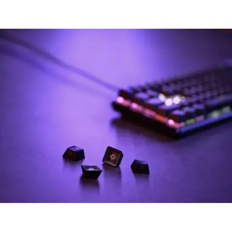 Corsair K65 PRO MINI klaviatūra, žaidimų, USB, QWERTY, anglų, juoda, 65 %, RGB