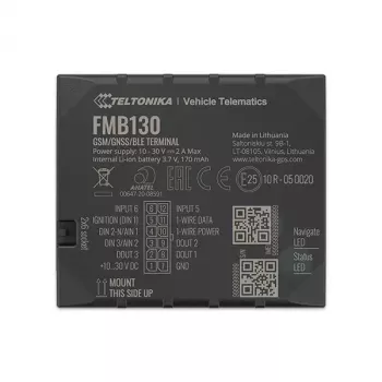 GPS seklys Teltonika FMB130 Automobilinis Juodas