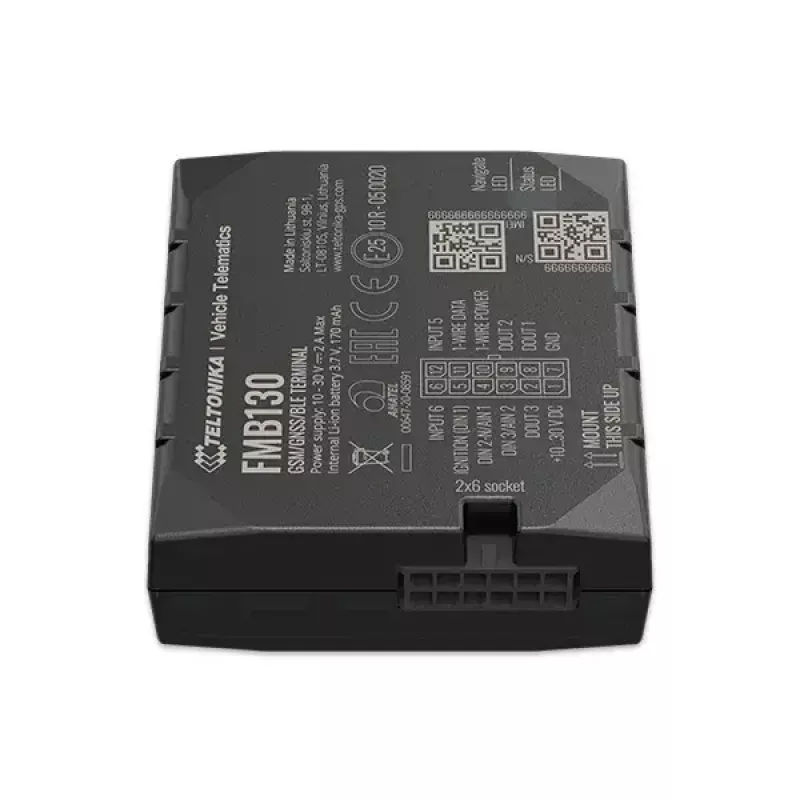 GPS seklys Teltonika FMB130 Automobilinis Juodas