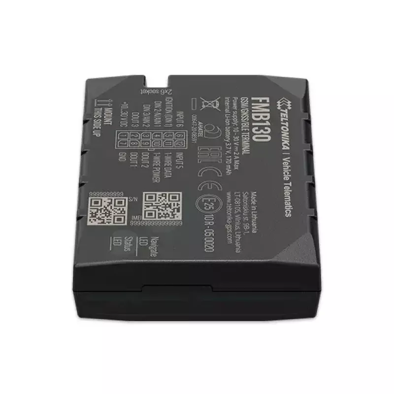 GPS seklys Teltonika FMB130 Automobilinis Juodas