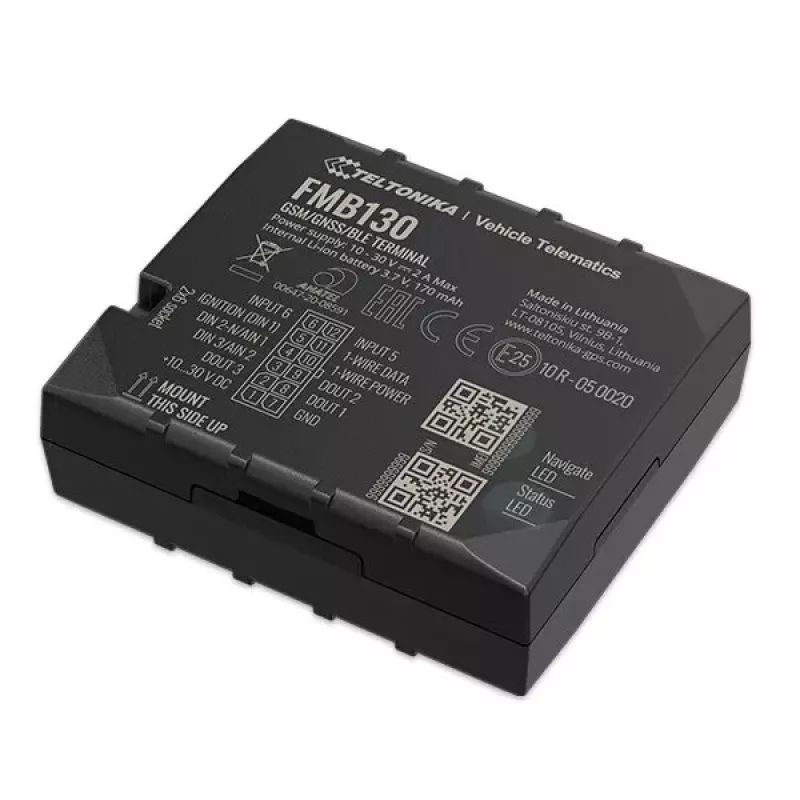 GPS seklys Teltonika FMB130 Automobilinis Juodas