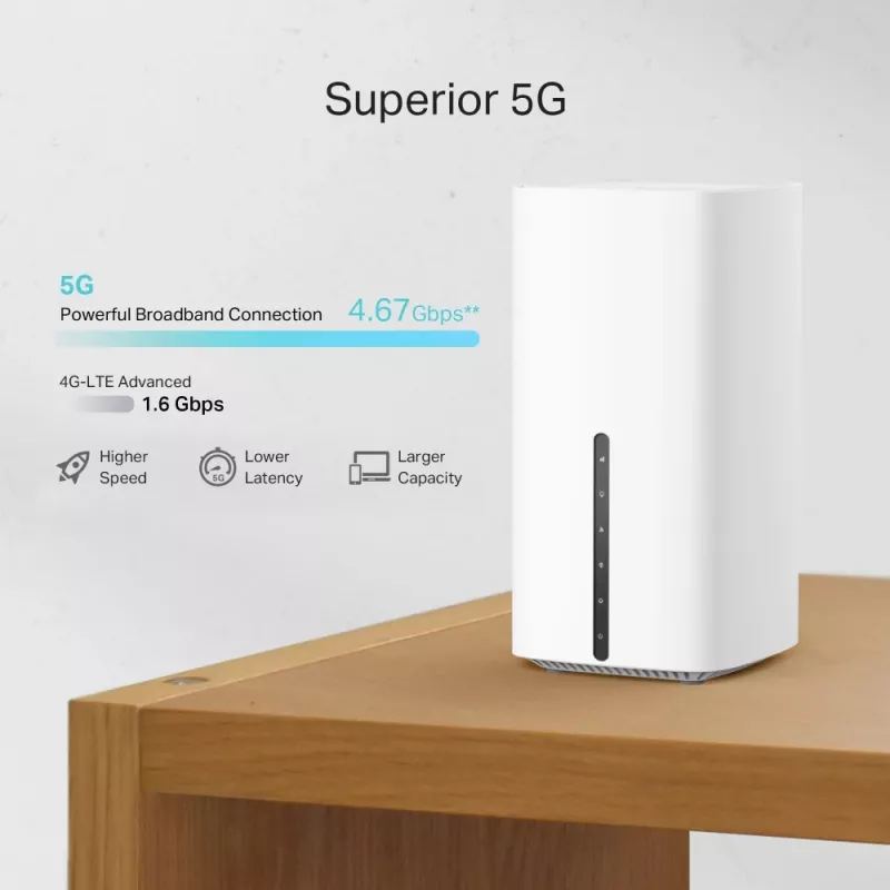 „TP-Link Archer NX210“ belaidis maršrutizatorius, Gigabit Ethernet, dviejų dažnių (2,4 GHz / 5 GHz), 5G, baltas