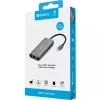 Sandberg USB-C dokas HDMI+LAN+SD+USB, 100 W