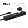 CLUB3D USB-C 7 viename šakotuvas HDMI 4K60Hz SD TF kortelių lizdas 2x USB A USB-C PD RJ45 veikia su Thunderbolt 3