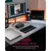 ICY BOX IB-DK8801-TB4 laidinis Thunderbolt 4 antracitas, juodas
