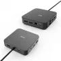 i-tec USB-C HDMI Dual DP prijungimo stotelė su 100 W maitinimo tiekimu