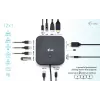 i-tec USB-C HDMI Dual DP prijungimo stotelė su 100 W maitinimo tiekimu