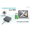 i-tec USB-C HDMI Dual DP prijungimo stotelė su 100 W maitinimo tiekimu