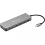 Sandberg USB-C 13-in-1 kelionių dokas, USB Type-C, 100 W galios tiekimas, Ethernet 1000 Mbit/s