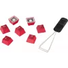 HyperX Rubber Keycaps - Žaidimų priedų rinkinys - Raudona (US išdėstymas)