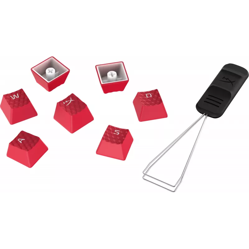 HyperX Rubber Keycaps - Žaidimų priedų rinkinys - Raudona (US išdėstymas)