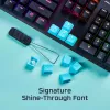 HyperX Rubber Keycaps - Žaidimų priedų rinkinys - Raudona (US išdėstymas)