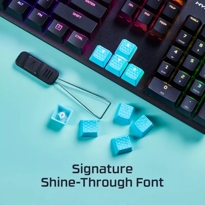 HyperX Rubber Keycaps - Žaidimų priedų rinkinys - Raudona (US išdėstymas)