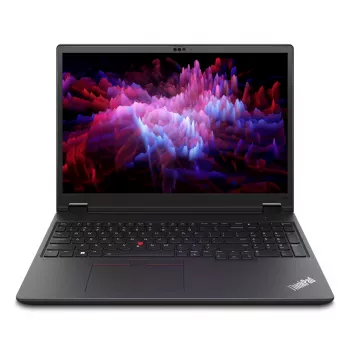 Lenovo ThinkPad P16v Gen 2 (Intel) Intel Core Ultra 7 165H Mobilioji darbo stotis 40,6 cm (16 colių) WUXGA 32 GB DDR5-SDRAM 1 TB SSD NVIDIA RTX 2000 Ada Wi-Fi 6E (802.11ax) Windows 11 Pro Anglų Juoda