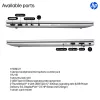 HP EliteBook 6 G1i Intel Core Ultra 7 255U nešiojamas kompiuteris 40,6 cm (16 colių) WUXGA 16 GB DDR5-SDRAM „Wi-Fi 7“ (802.11be) „Windows 11 Pro“ AI kompiuteris sidabrinis