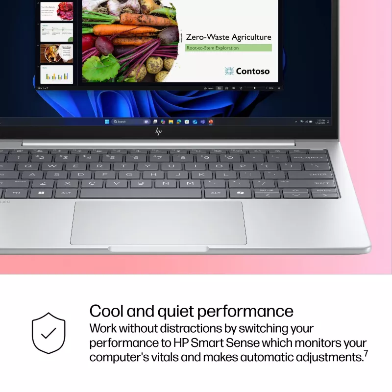 HP EliteBook 8 G1i AI PC Intel Core Ultra 7 255U nešiojamas kompiuteris 33,8 cm (13,3 colio) WUXGA 32 GB LPDDR5x-SDRAM Wi-Fi 7 (802.11be) Windows 11 Pro
