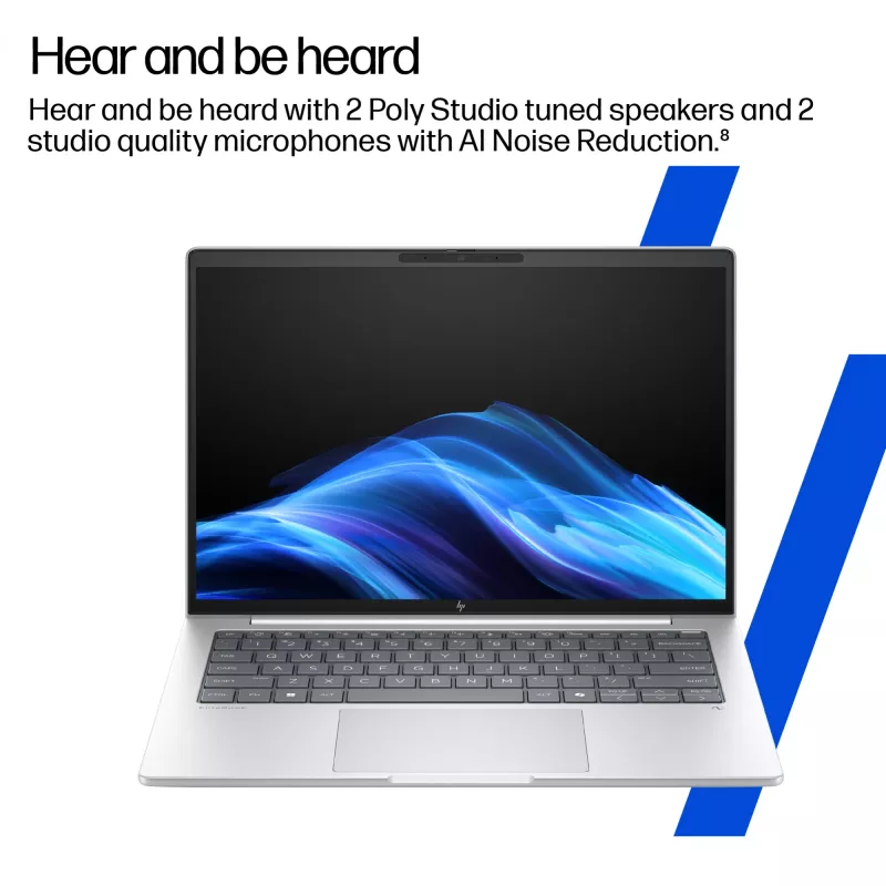 Nešiojamas kompiuteris HP EliteBook 8 G1a 16 colių AMD Ryzen AI 5 340 16GB 512GB SSD Windows 11 Pro