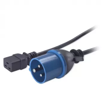 APC maitinimo laidas, C19 į IEC309 16A, 2,5 m, 2,5 m, IEC 309, C19 jungtis, 90–250 V, 16 A