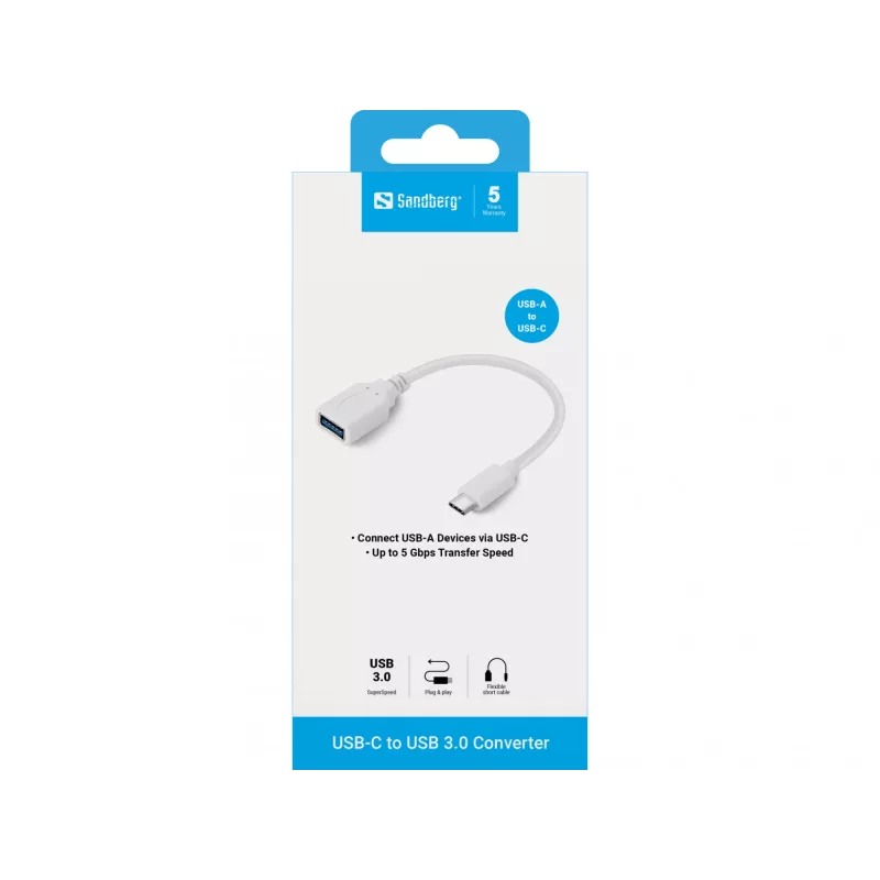 USB-C į USB 3.0 keitiklis Sandberg 136-05