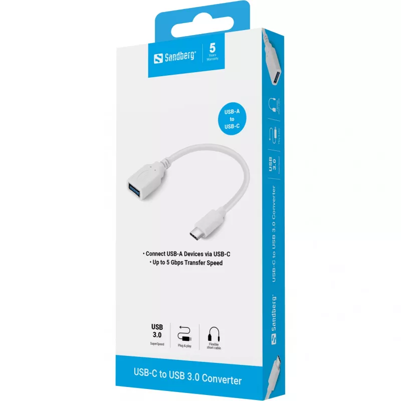 USB-C į USB 3.0 keitiklis Sandberg 136-05