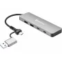 Sandberg USB-C/A į 2xUSB-A+2xUSB-C šakotuvas