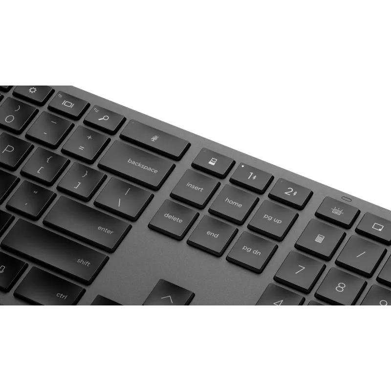 HP 975 dviejų režimų belaidė klaviatūra, pilno dydžio, mechaninė, QWERTY