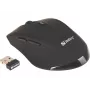 Sandberg Wireless pelė Pro, dešiniarankė, optinė, RF belaidė, 1600 DPI, juoda