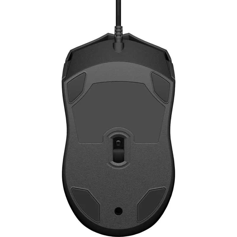 HP laidinė pelė 100, abiem rankoms tinkama, optinė, USB Type-A, 1600 DPI, juoda