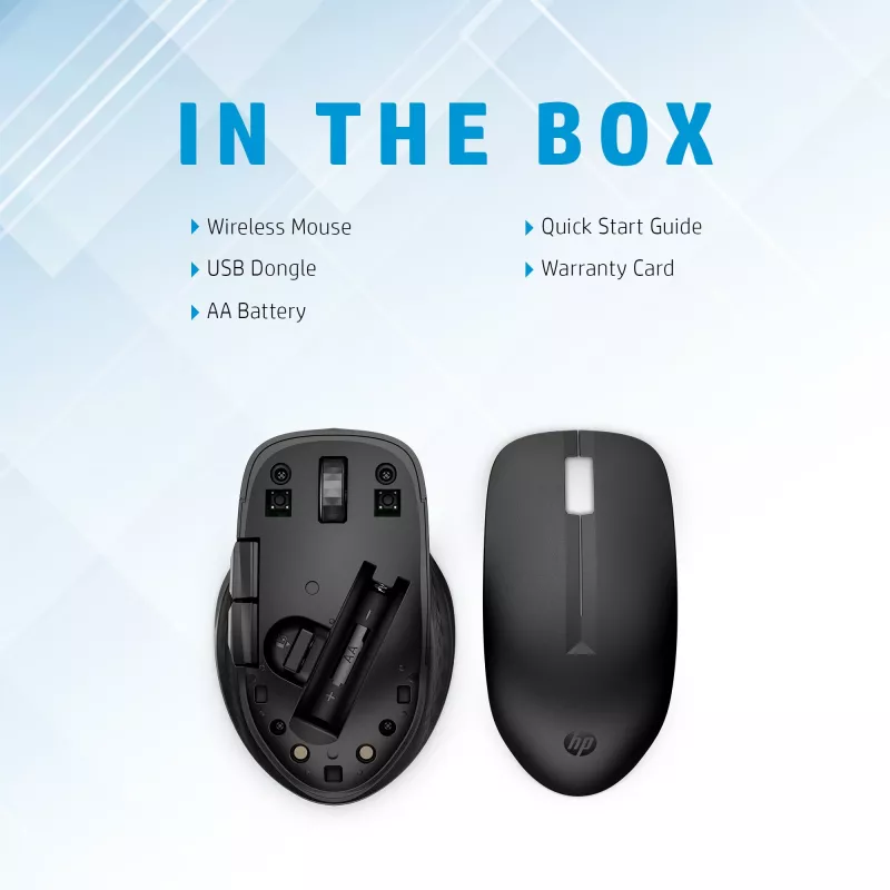 Pelė HP 435 Multi-Device Wireless RF Wireless + Bluetooth