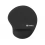 Sandberg Gel pelėpad Wrist Rest BULK, Juoda, Vienspalvis, Riešo atrama, Neslystanti pagrindas