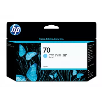 Kasetė HP 70 Šviesiai Žydra C9390A 130 ml