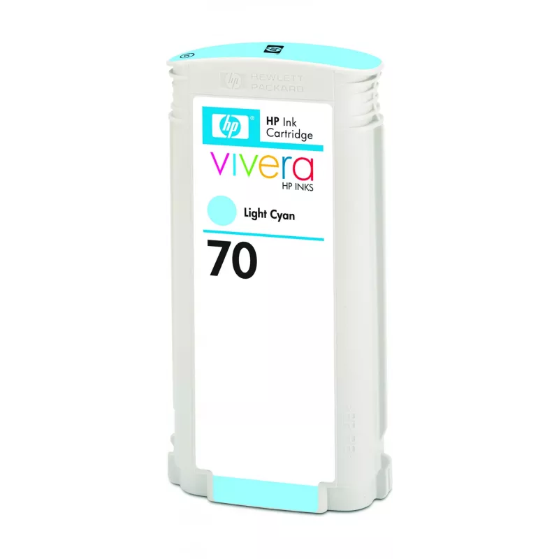 Kasetė HP 70 Šviesiai Žydra C9390A 130 ml
