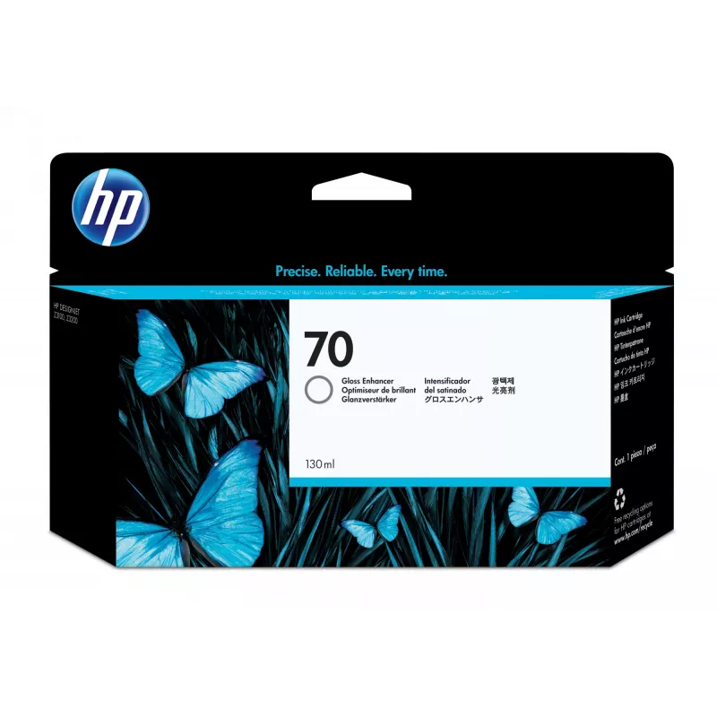 HP 70 130 ml blizgesio stiprikliui skirta „DesignJet“ rašalo kasetė