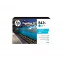 HP 843C 400 ml žydra PageWide XL rašalo kasetė, žydra, 1 vnt.