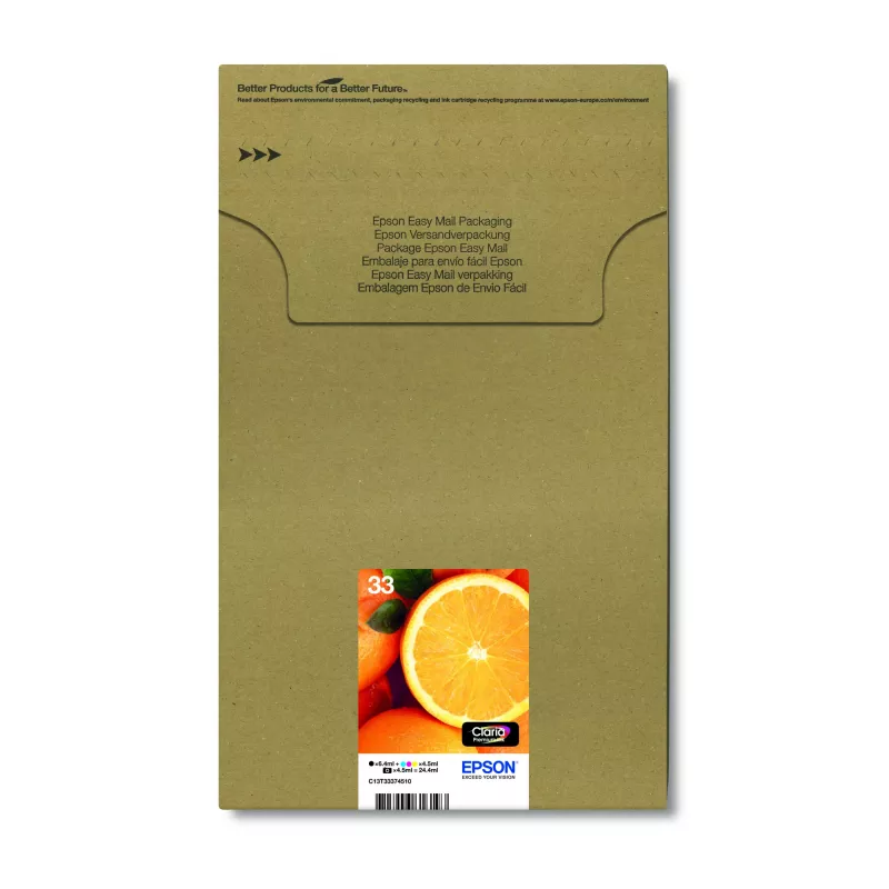 Epson Oranžinės Multipack 5-colours 33 Claria Premium Ink EasyMail Pack