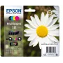 Epson „Daisy“ 4 spalvų daugiafunkcinė pakuotė 18 „Claria Home“ rašalas, juodas, žydras, purpurinis, geltonas, 5,2 ml, 3,3 ml, 1 vnt., 175 puslapiai, daugiafunkcinė pakuotė
