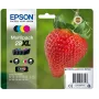 Epson Strawberry Multipack 4-colours 29XL Claria Home Ink, Juoda, Žydra, Magenta, Geltona, 11.3 ml, 6.4 ml, 1 vnt., 470 puslapių, Multi pack
