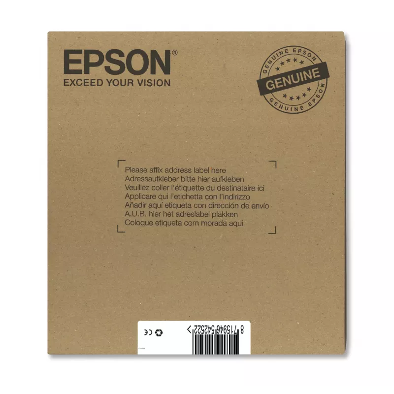 Epson Multipack 4-colours T071 EasyMail, Standard Yield, Juoda, Žydra, Magenta, Geltona, 7.4 ml, 5.5 ml, 1 vnt., Multi pack