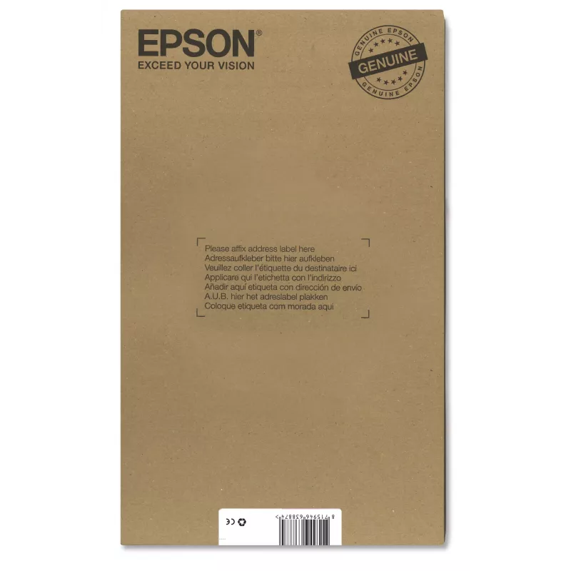 Epson Strawberry Multipack 4 spalvų 29 EasyMail, standartinė talpa, juoda, žydra, purpurinė, geltona, 5,3 ml, 3,2 ml, 1 vnt., kelių pakuotė