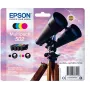 Epson Multipack 4 spalvų 502 rašalas, standartinės talpos, juodas, žydras, rausvai raudonas, geltonas, 4,6 ml, 3,3 ml, 1 vnt., 210 puslapių