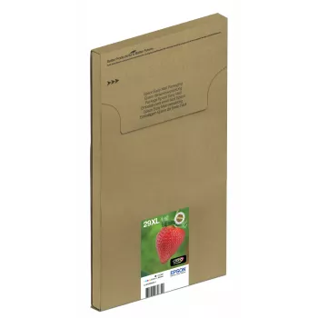 Epson Strawberry daugiapakas 4 spalvų 29XL EasyMail, didelės talpos (XL), juoda, žydra, purpurinė, geltona, 11,3 ml, 6,4 ml, 1 vnt., kelių pakuotė
