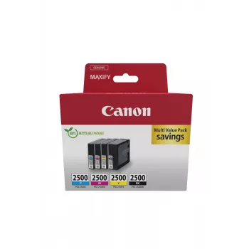 Canon 9290B006 rašalo kasetė 4 vnt. Originali juoda, žydra, purpurinė, geltona