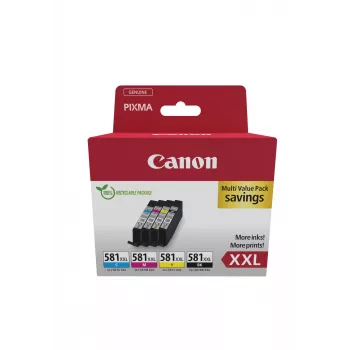 “Canon 1998C006” rašalo kasetė 4 vnt. Originali Juoda, Žydra, Purpurinė, Geltona
