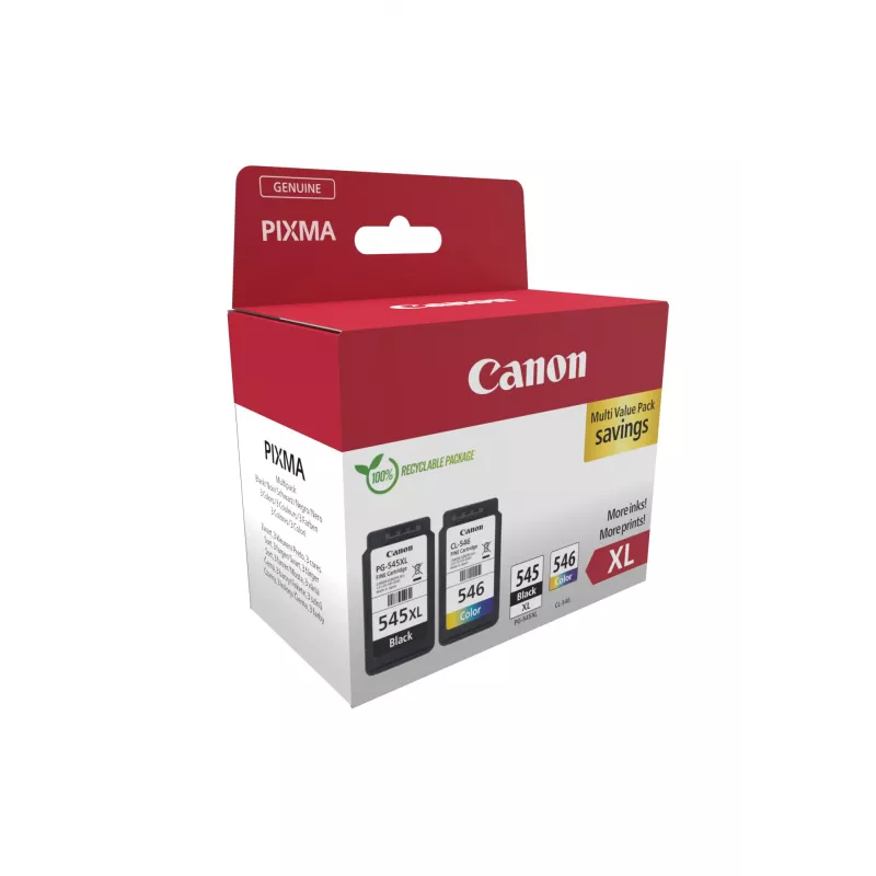 Canon 8286B012 rašalo kasetė 2 vnt. Originali Didelio (XL) našumo Juoda, Žalsvai mėlyna, Purpurinė, Geltona