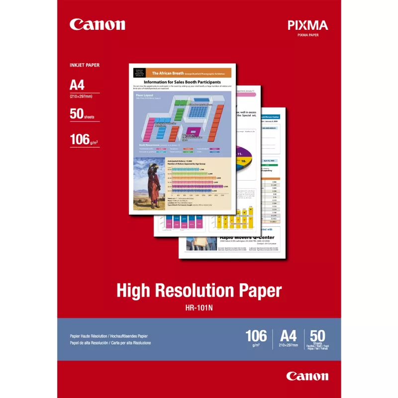 Canon HR-101N didelės raiškos popierius A4 - 50 lapų